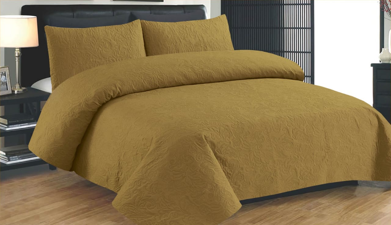 Golden Plain-Summer Bedspread Set( Light Filling)