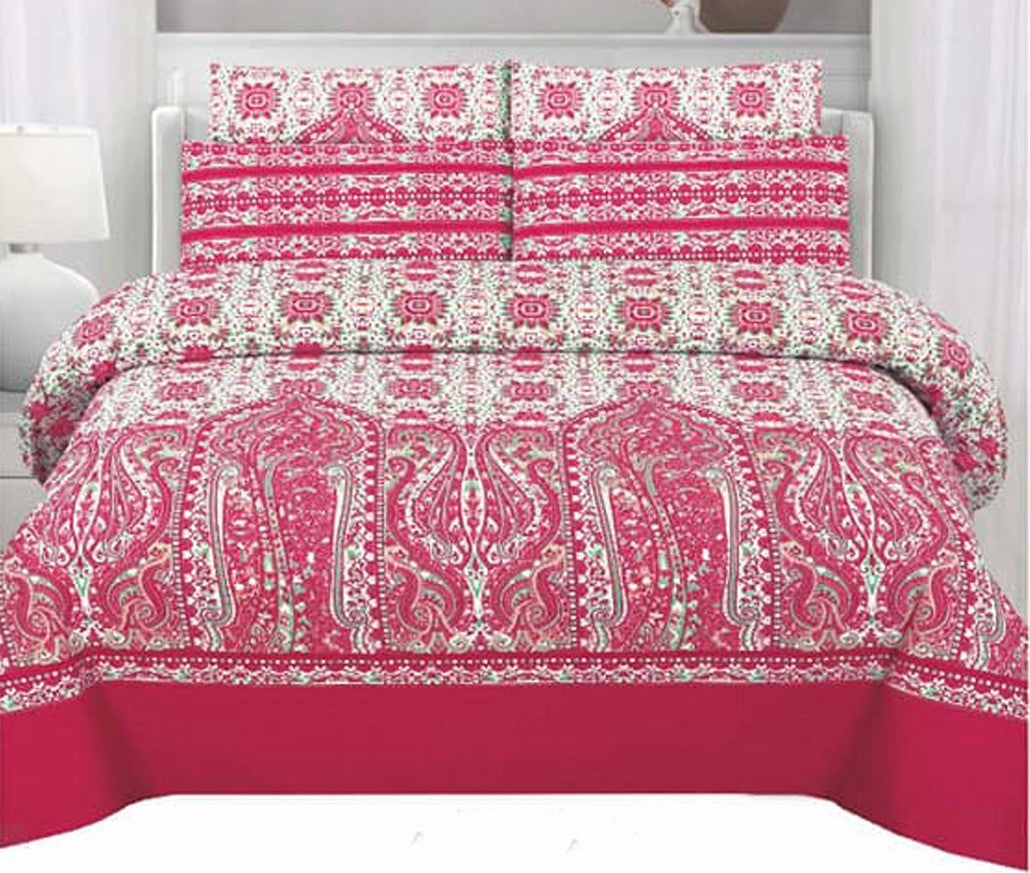 Crepe 3 pcs Bedsheet Set