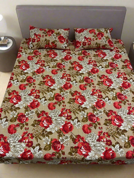 RED ROSE - BEDSHEET SET