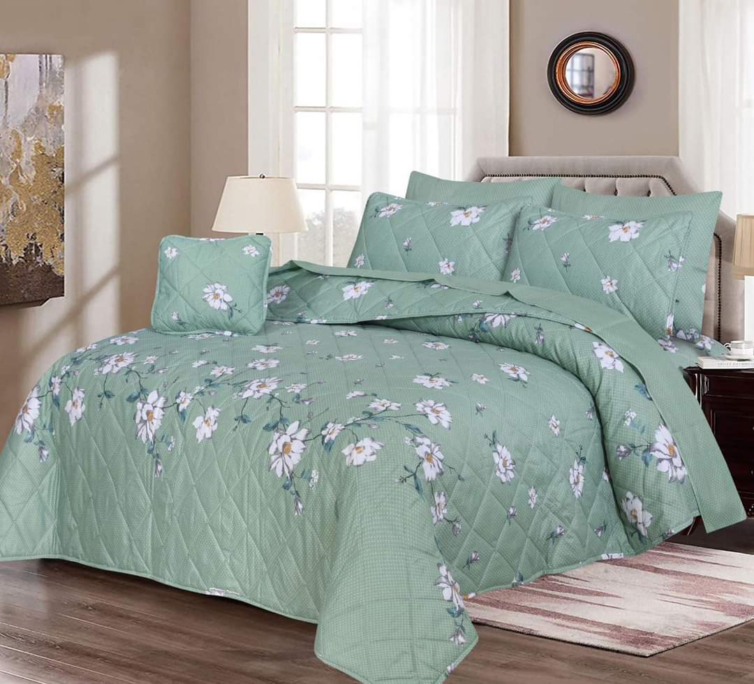 GREEN LUXE - 7 PCS COMFORTER SET